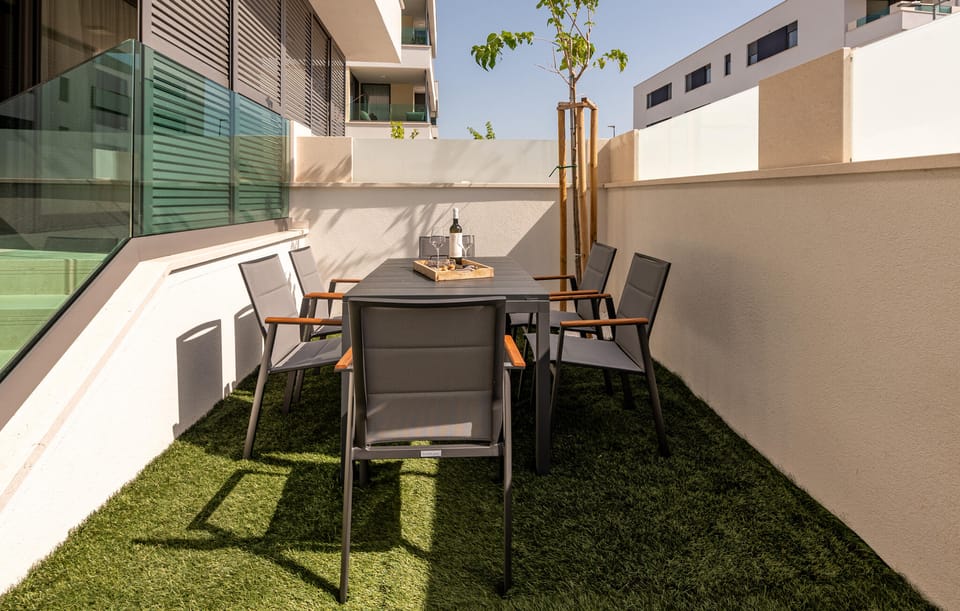 outside