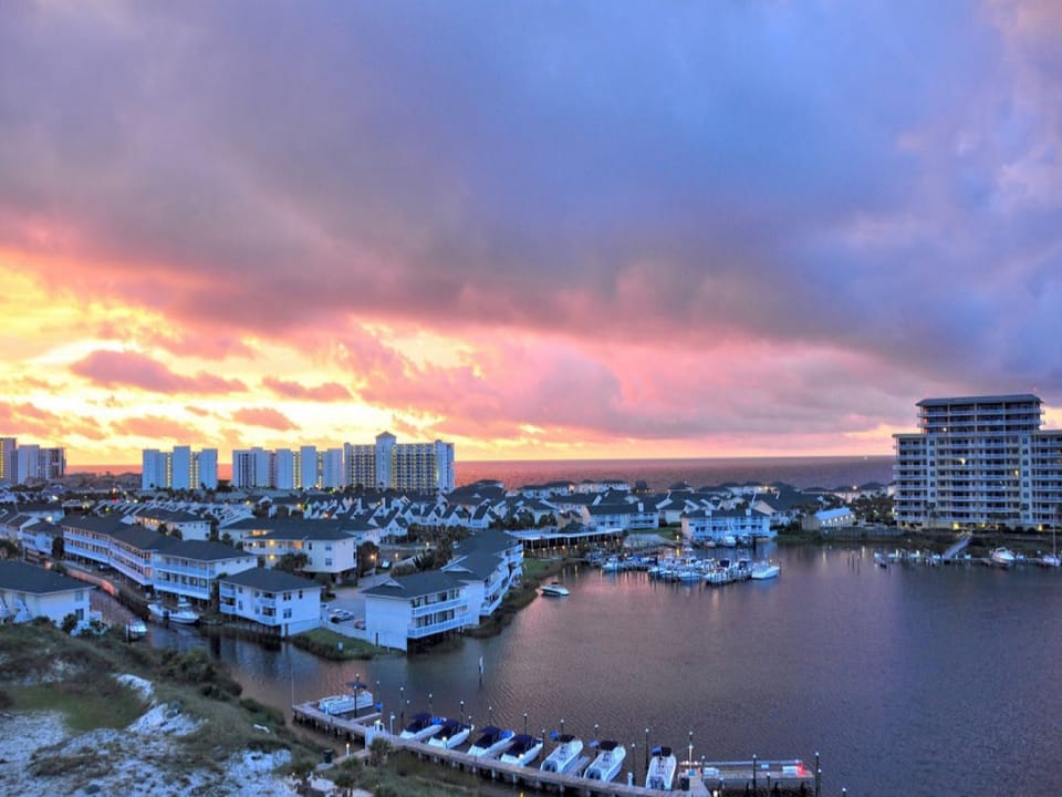Habor at Sunset