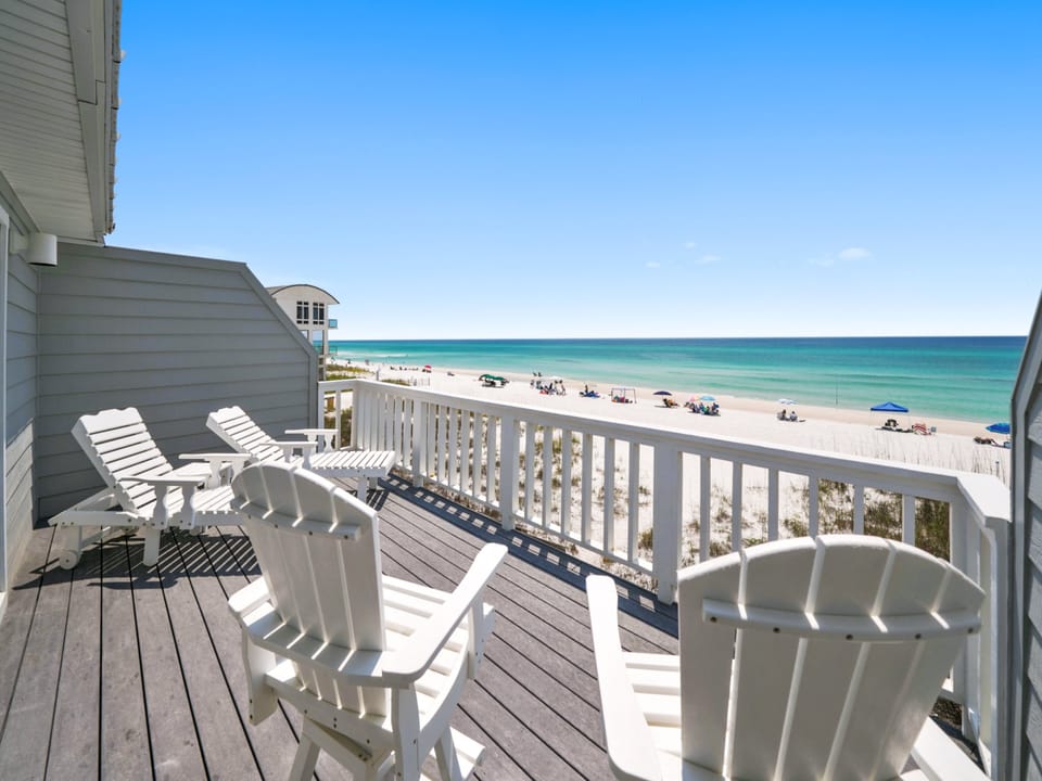 Three Steps to the Beach | 2nd Floor | Beachfront King Suite | Private Furnished Walkout Balcony
