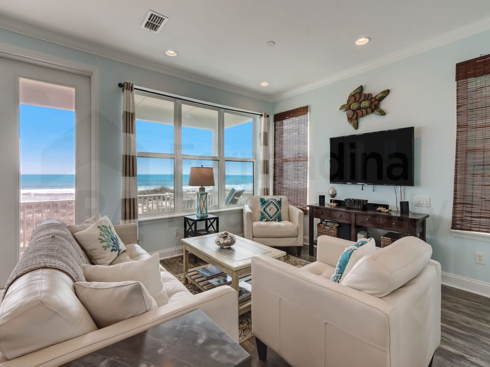 Living Room/Ocean View/TV