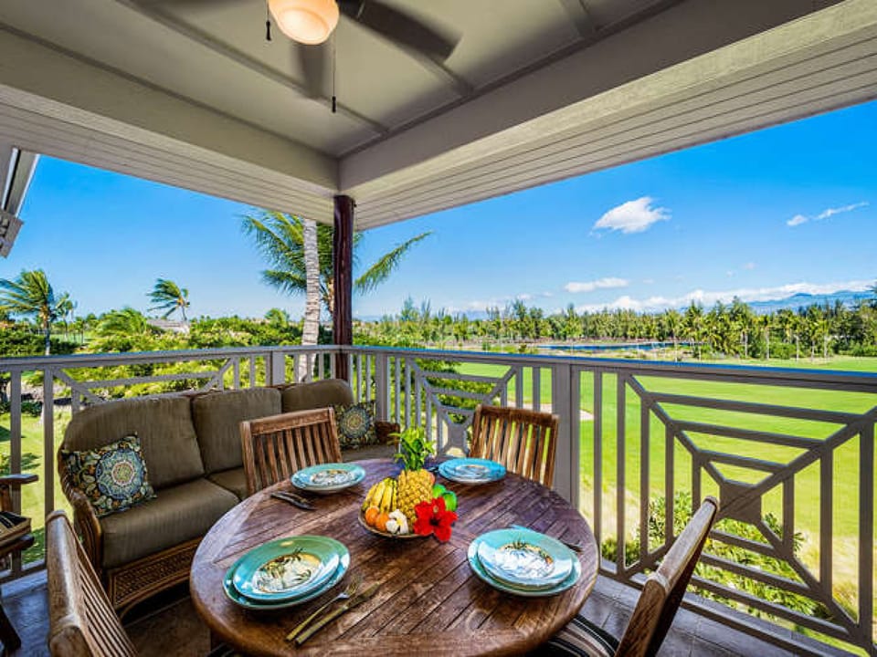Read a book, take a nap or have a meal on your private lanai.
