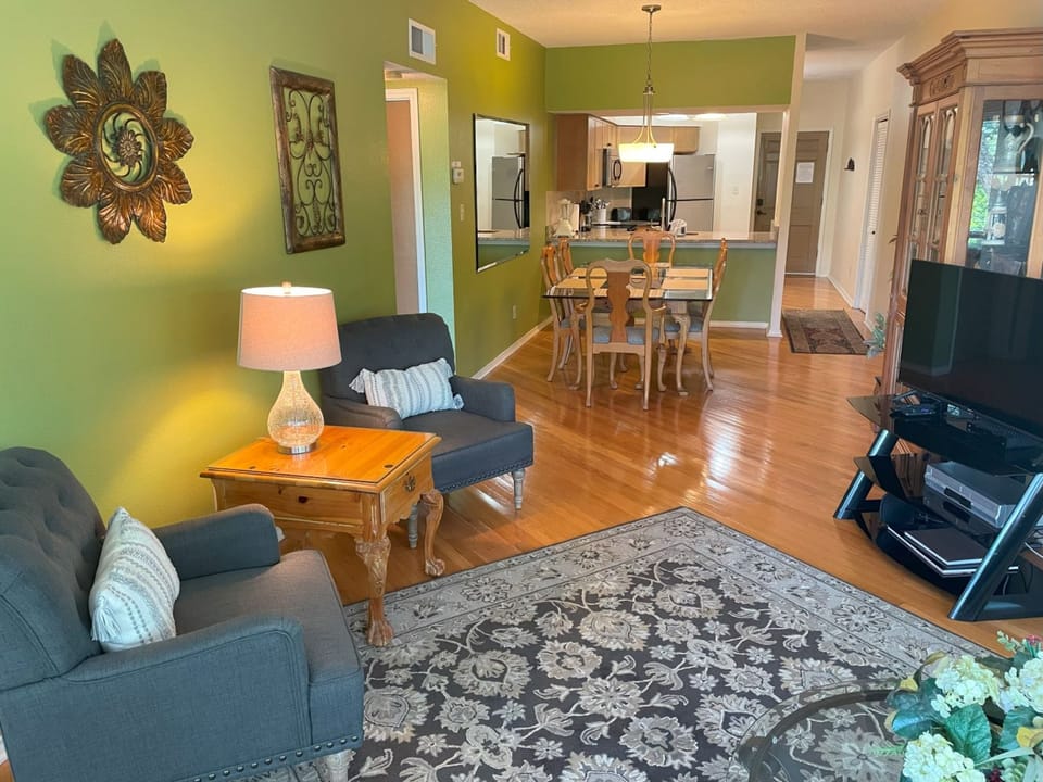 The living room has a Sofa Sleeper!