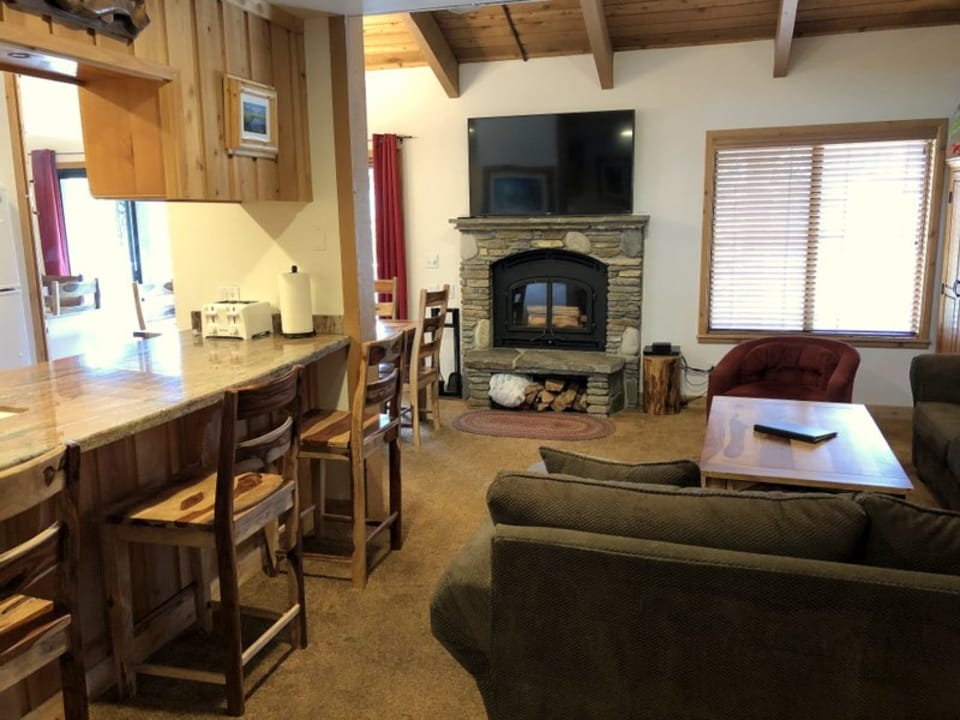 Living room and bar