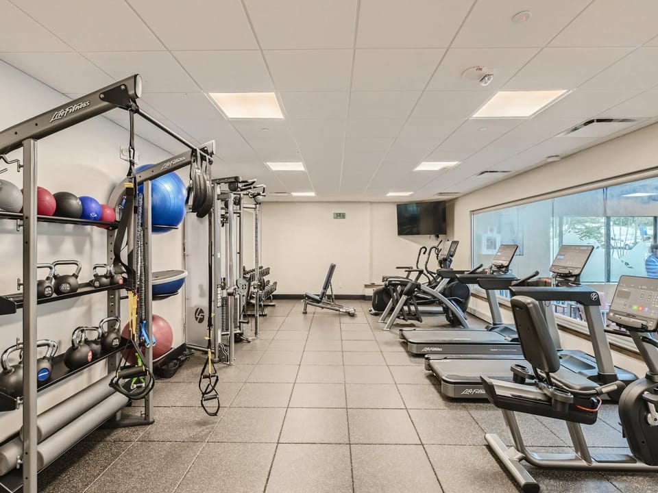 Shared fitness center
