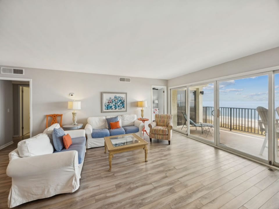 Living Area with Ocean View