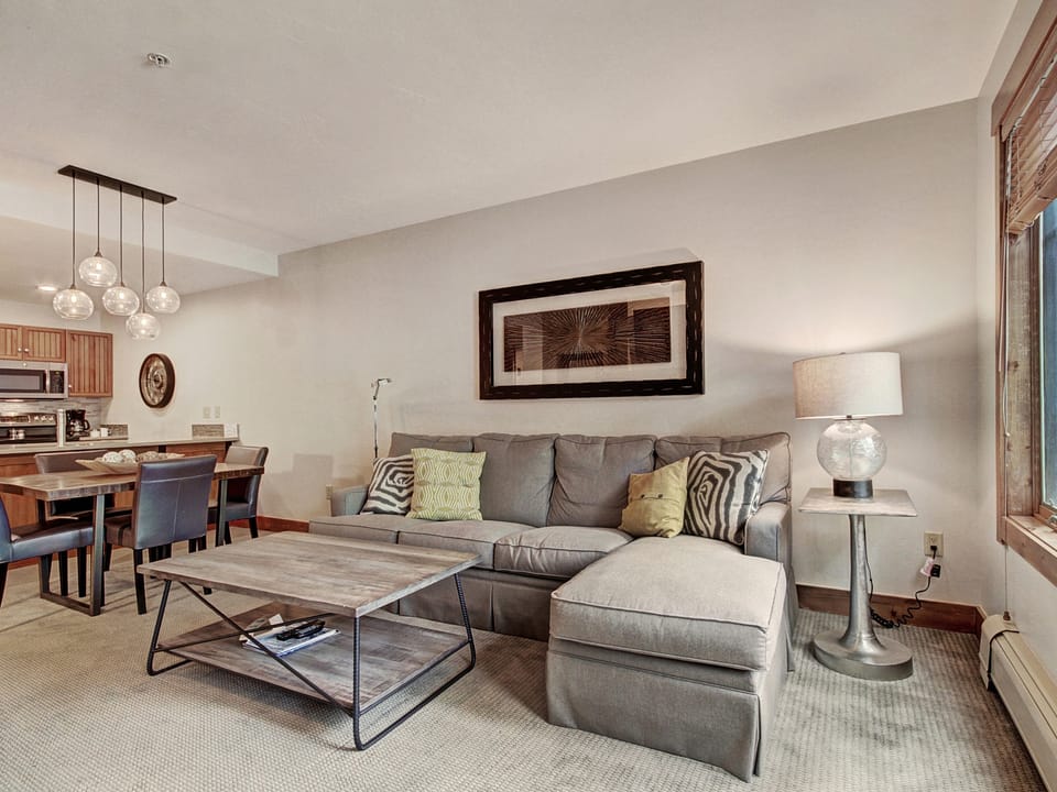 Refined Condo with Sunny Views 2 Blocks to Downtown Breck Apartment in Breckenridge