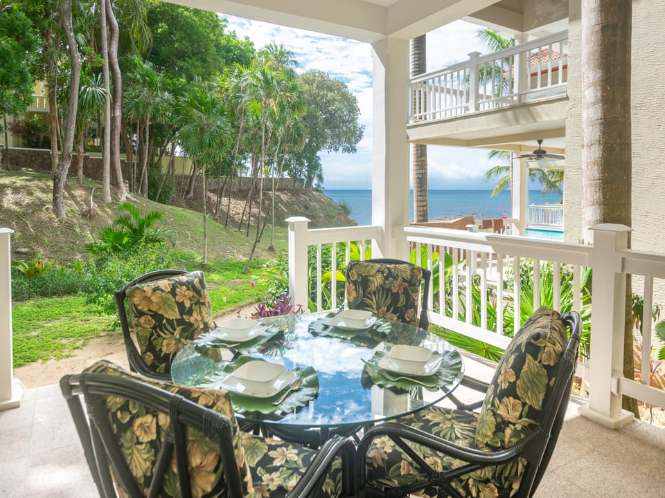 Enjoy the view from your private patio
