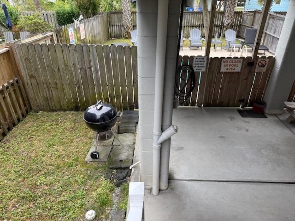Grilling area