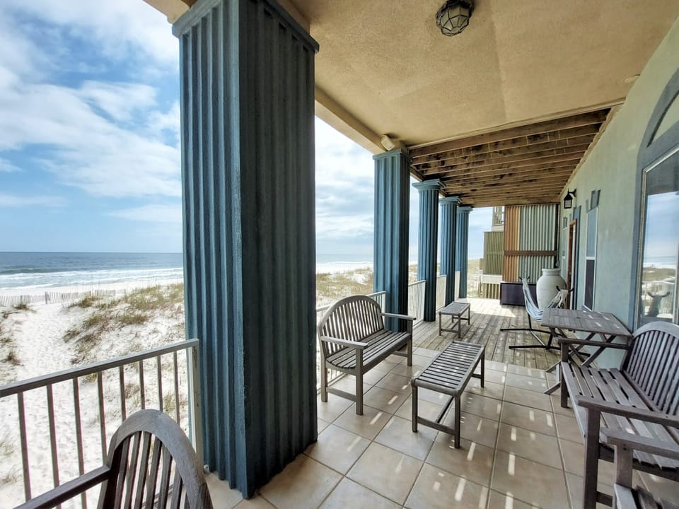 View from Spacious Balcony on the first floor