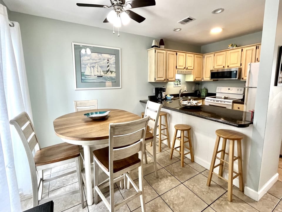 Dining Table and Bar Stools