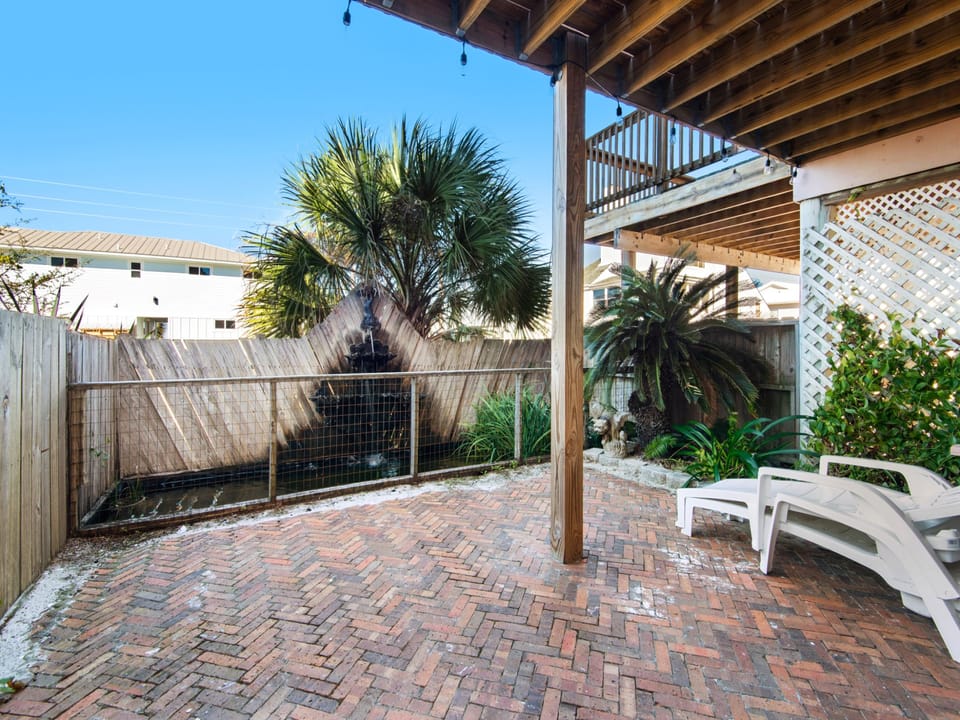 Ground floor patio area