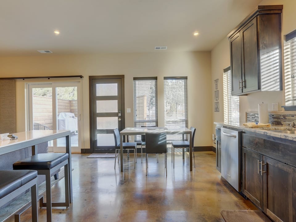 Kitchen, dining
