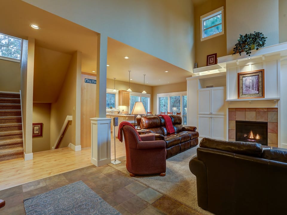 Family Room and Kitchen