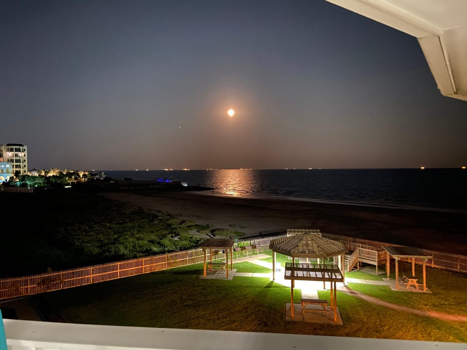 Balcony view in moonlight!