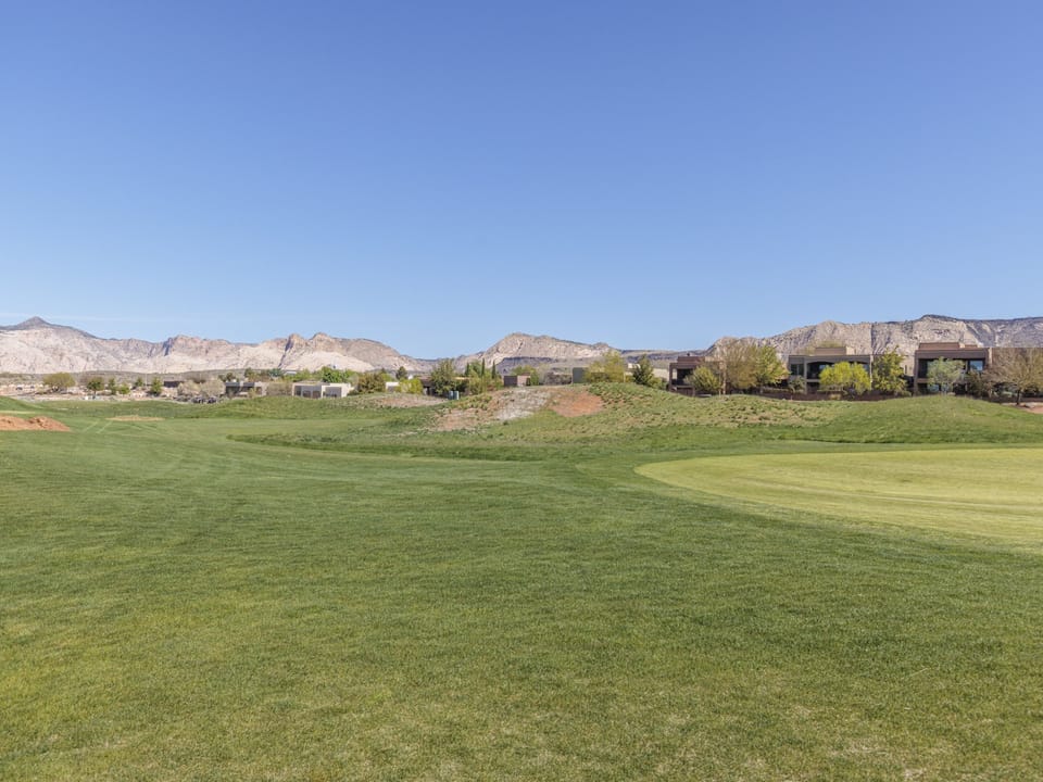 Golf Green View from Back Patio