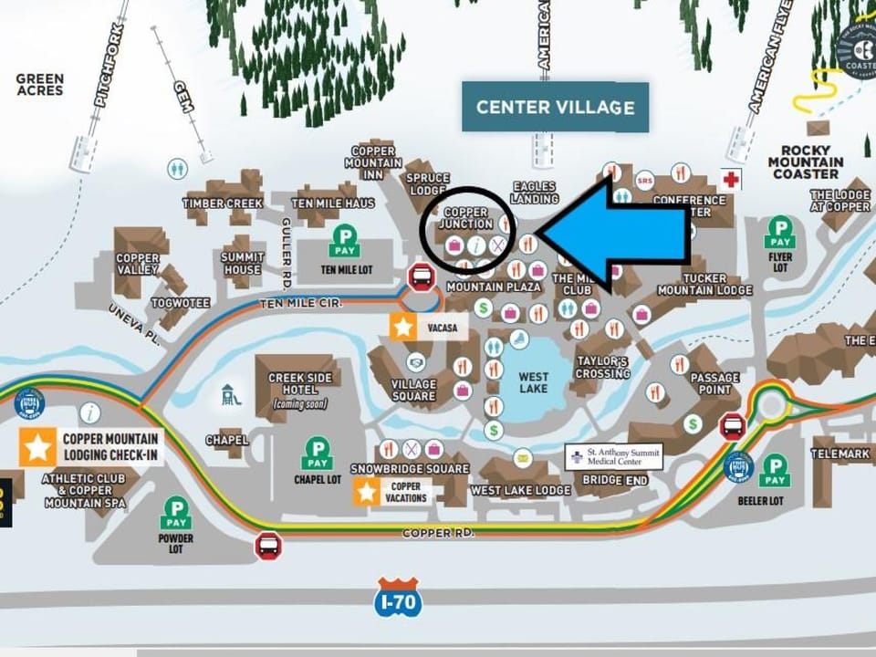 Copper Junction Map