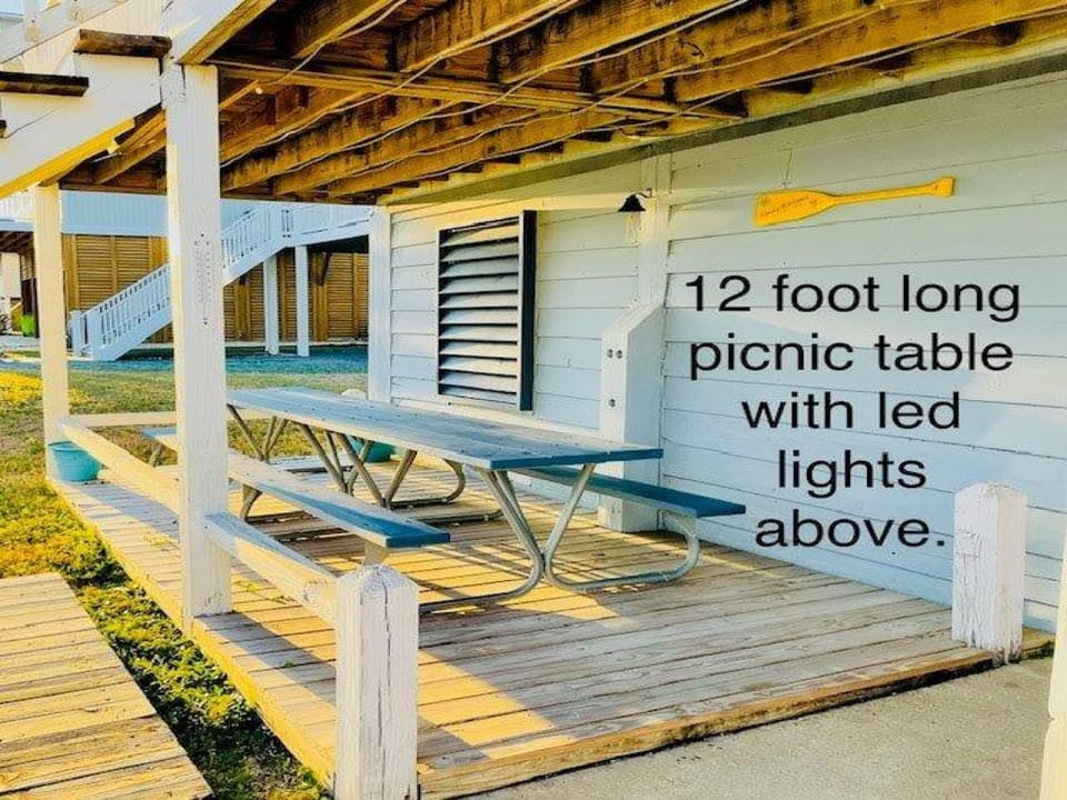Picnic Table at Front of Home