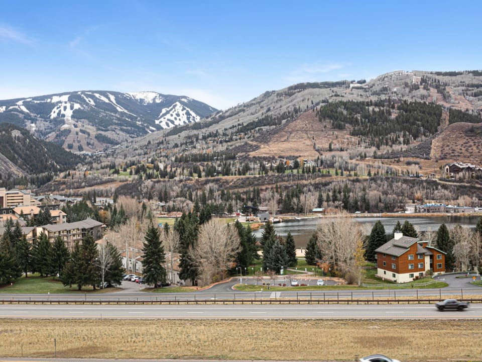 Mountain view from patio