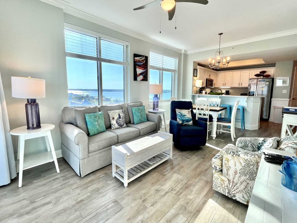View the outdoors while staying cool indoors.