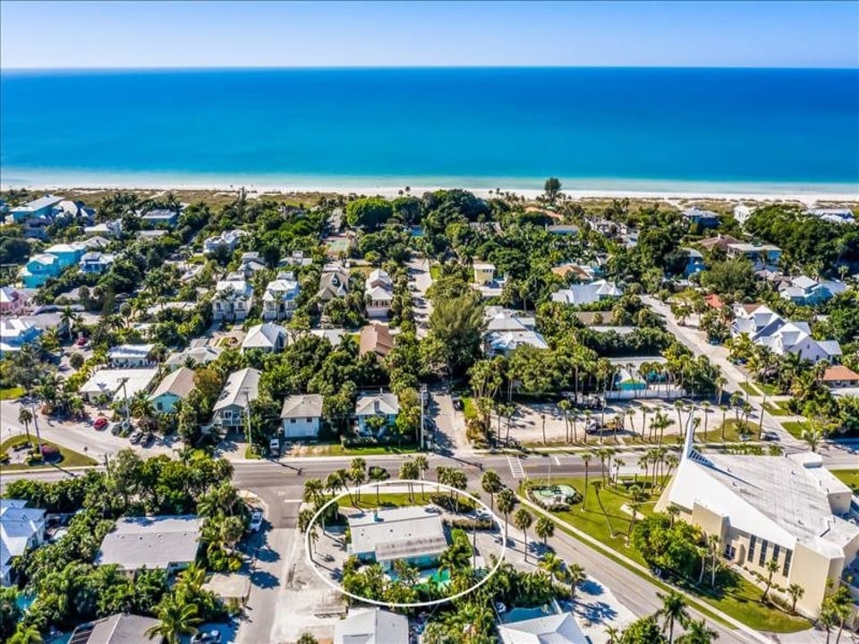 Block from the beach