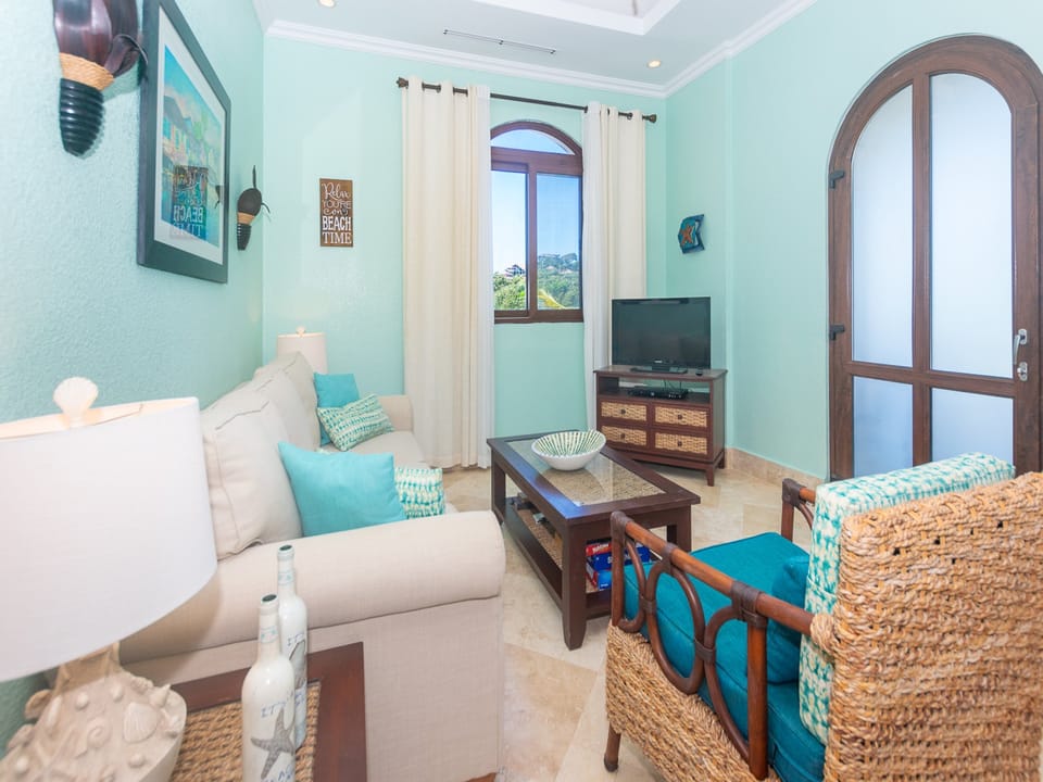 comfortable lounge with pull out couch