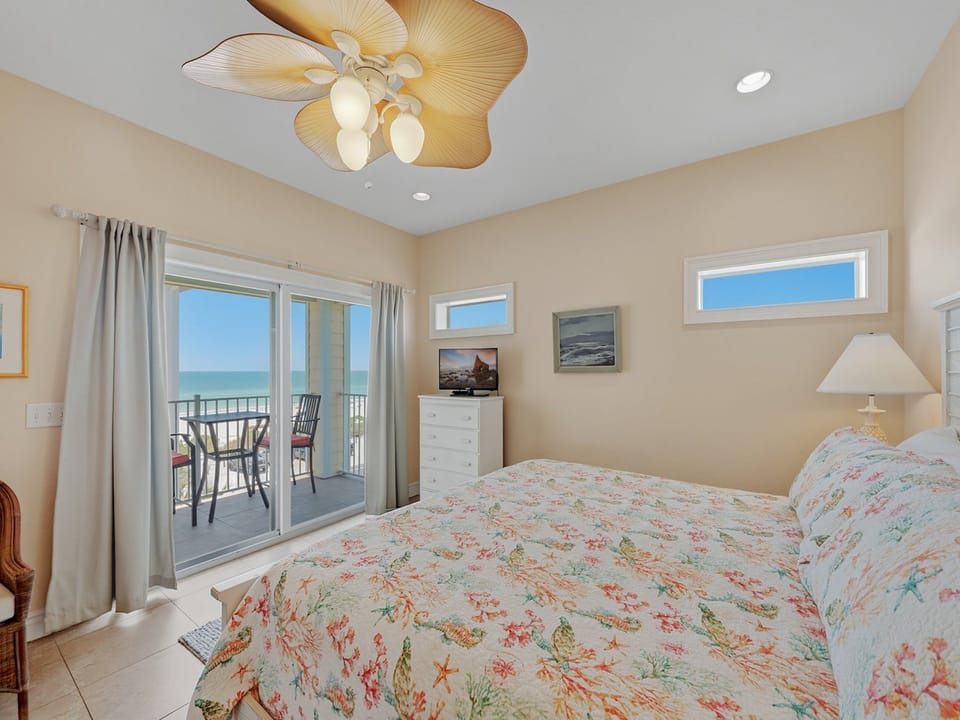 Top floor master bedroom