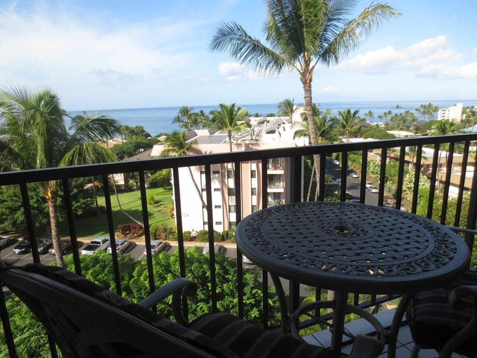 Seating with ocean view.