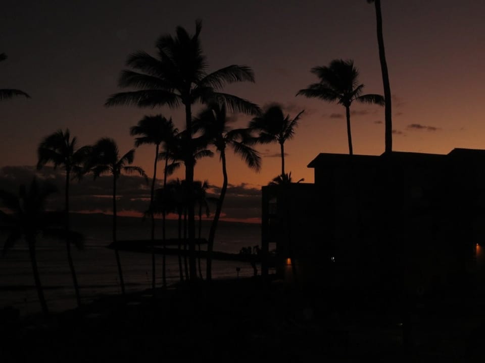 Sunset from balcony.