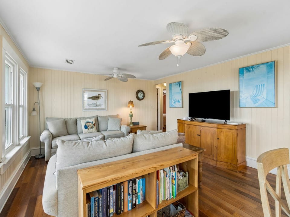 Living room with ocean view