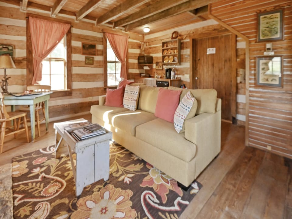 Living area of the Marshal Creek cabin (right side)