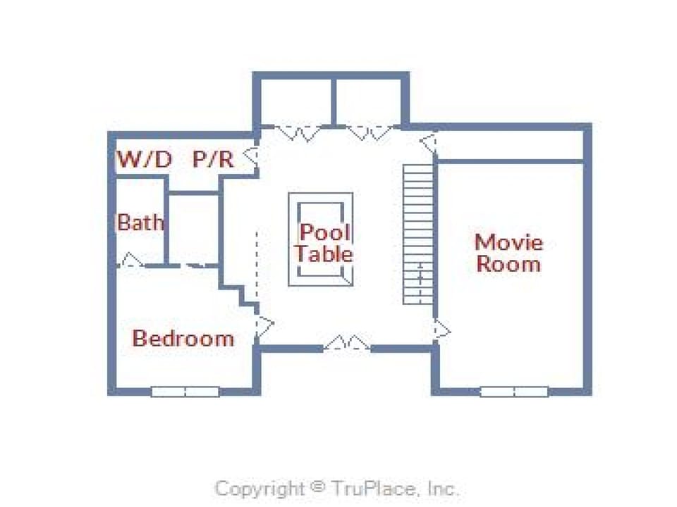 Lower Level Floor Plan