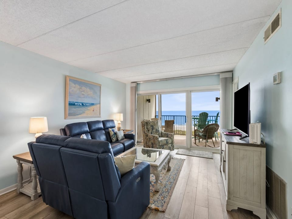 Living Area with Ocean View