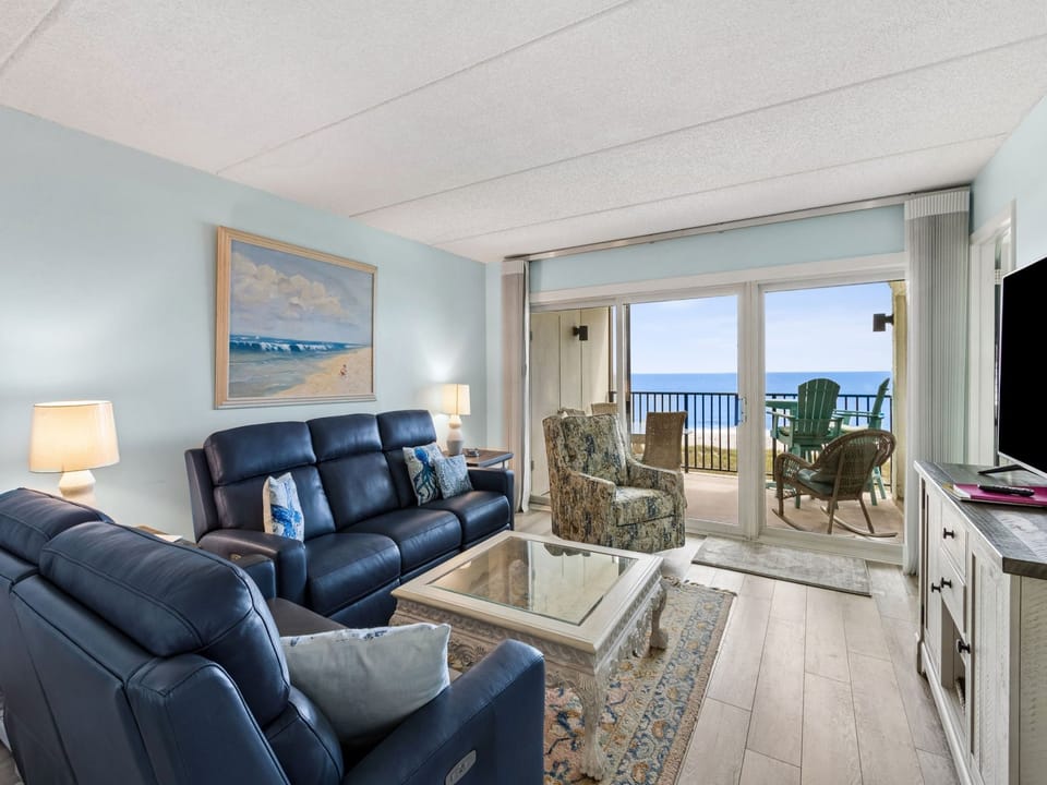 Living Area with Ocean View