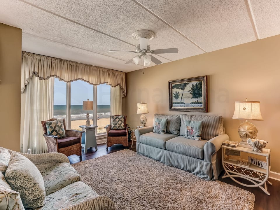 Living Area w/ Ocean View