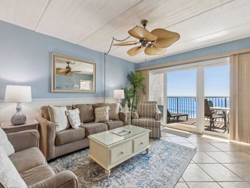 Living Room and Balcony with Ocean View