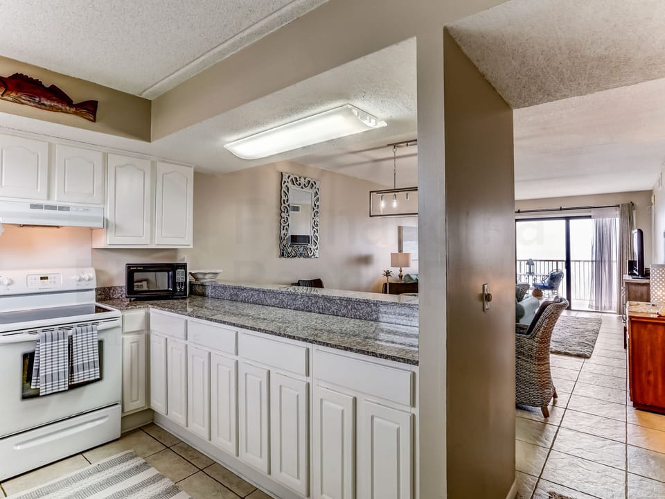 Kitchen with Ocean View
