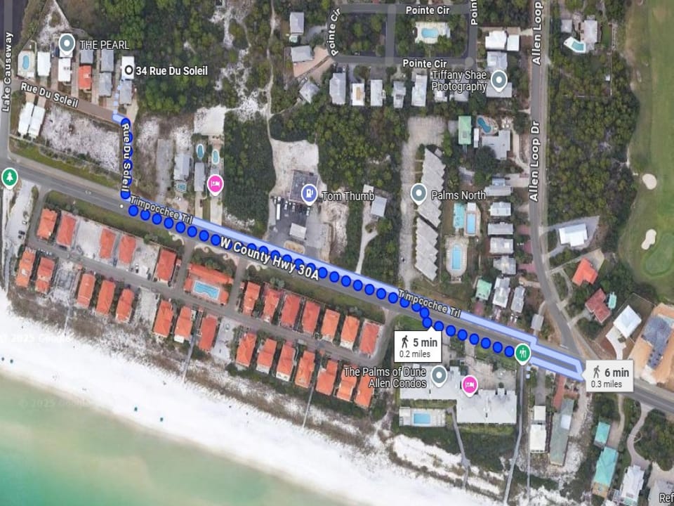 Palms of Dune Allen beach access
