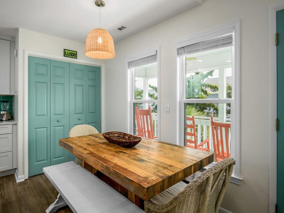 Dining and Laundry Area