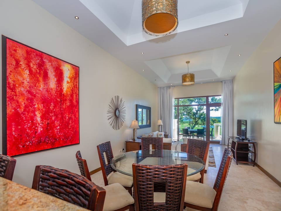 Open dining area