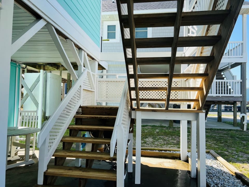 Front Lower Level Exterior Stairs