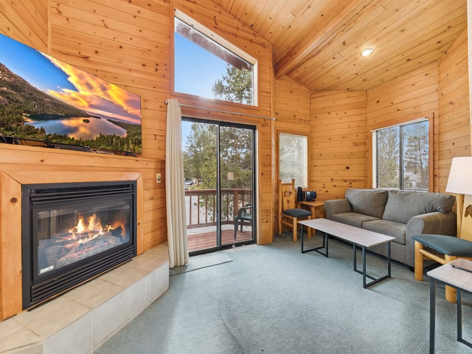 Gas Fireplace, Small Front Deck and Lots of Light