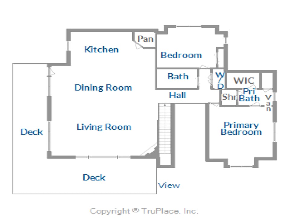 Floor Plan - Cocoa Cabin Breckenridge Vacation Rental