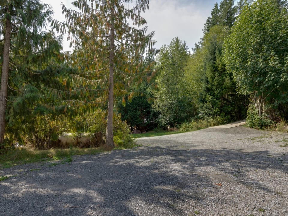 Looking out to the driveway