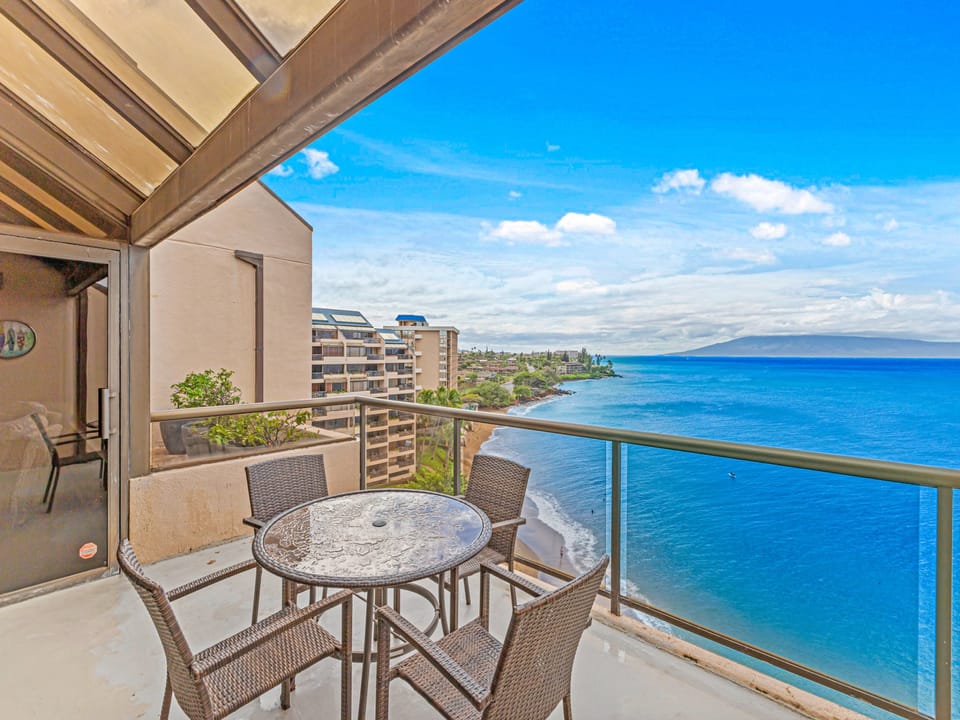 private lanai with spectacular ocean front view