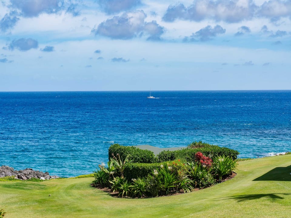 beach view from property