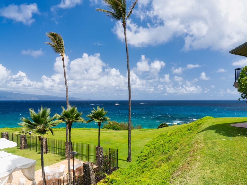 beach view from property