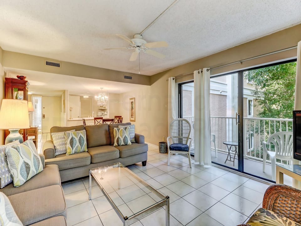 Living Room with Balcony