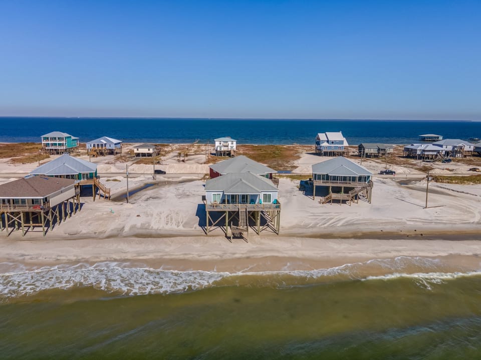 Awake on the Gulf Beach Dauphin Island