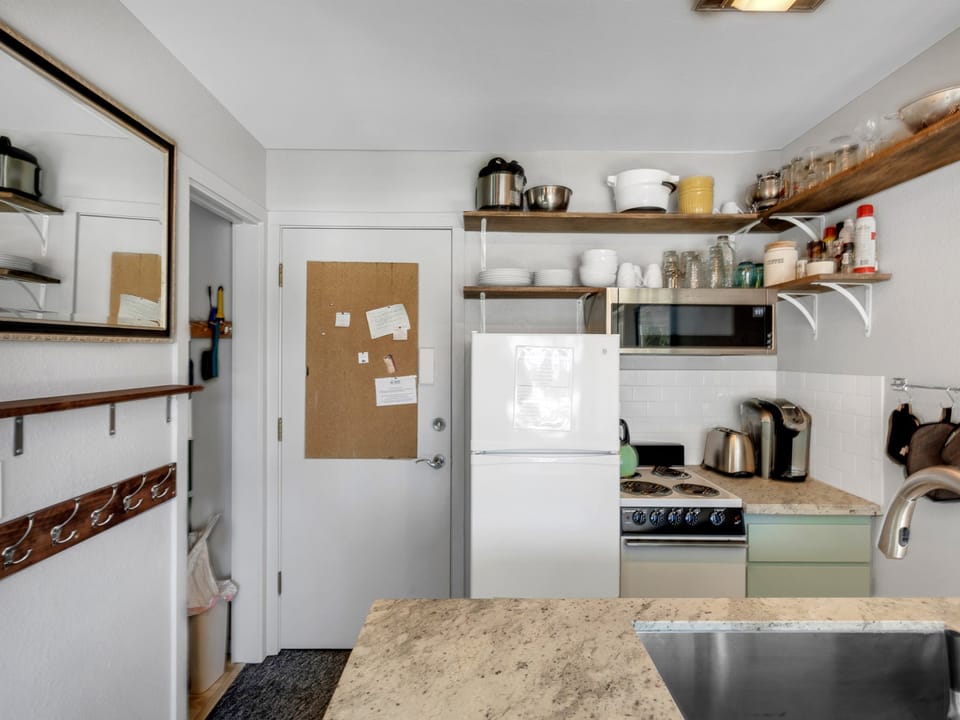 Newly updated kitchen with everything you'll need to cook a nice meal.