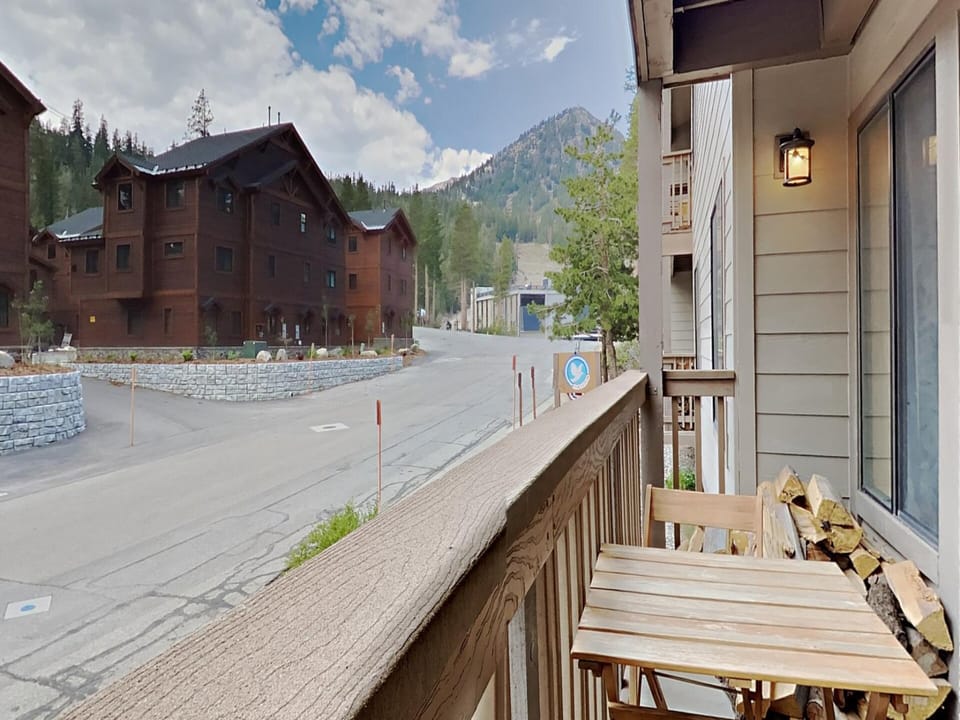 Balcony with Side View of Mammoth Mountain